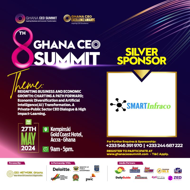 SmartInfraco as Silver Sponsor of the 8th Ghana CEO Summit